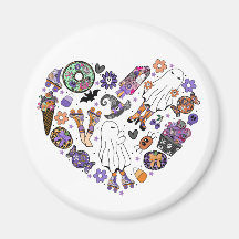 Retro Halloween Ghosts met Roller Blades