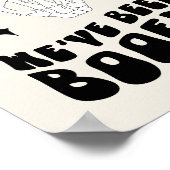 Retro Halloween Groovy Boo Buurman Spelbord Poster (Hoek)