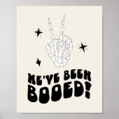 Retro Halloween Groovy Boo Buurman Spelbord Poster (Voorkant)