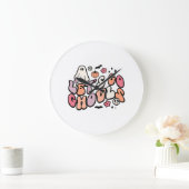 Retro Halloween Grote Klok (Huis)