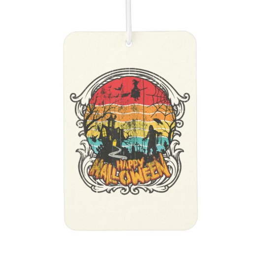 Retro Halloween - Halloween Luchtverfrisser (Voorkant)