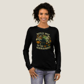 Retro  Halloween heks Tri-Blend Shirt (Voorkant)