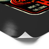 Retro Halloween Horror Night 80s Slasher Vibes Perfect Poster (Hoek)