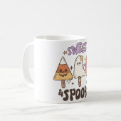 Retro Halloween Ice Cream Koffiemok (Voorkant links)