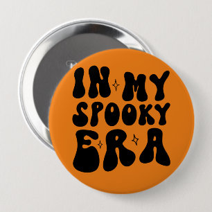 Retro Halloween in mijn enge tijdperk Vintage herf Ronde Button 4,0 Cm