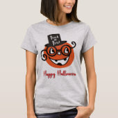 Retro Halloween Jack-o-lantern T-Shirt (Voorkant)