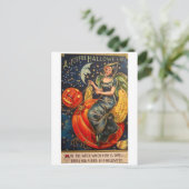 Retro  Halloween Joyful Halloween Briefkaart (Staand voorkant)