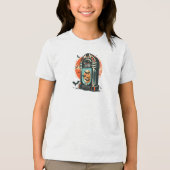 Retro Halloween Jukebox T-shirt (Voorkant)