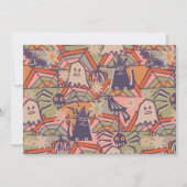 Retro Halloween Kaart (Voorkant)