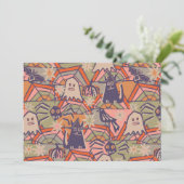 Retro Halloween Kaart (Staand voorkant)