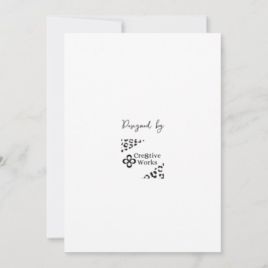 Retro Halloween Kaart (Achterkant)