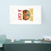 Retro Halloween Kat Liefhebber Grappige Snoep Shir Spandoek (Beurs)