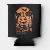 Retro Halloween Lang Leven Herfst Spooky Seizoen Blikjeskoeler (Voorkant)