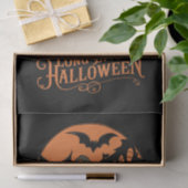 Retro Halloween Lang Leven Herfst Spooky Seizoen Tissuepapier (Geschenk)