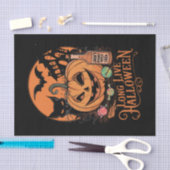 Retro Halloween Lang Leven Herfst Spooky Seizoen Tissuepapier (Craft)