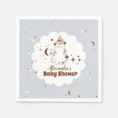 Retro Halloween Little Boo Baby shower Servet (Voorkant)