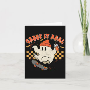 Retro Halloween maakt het echt leuk om te eten Kaart