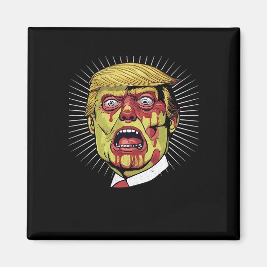 Retro Halloween Magneet (Voorkant)
