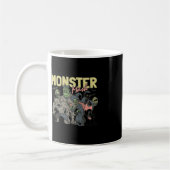 Retro Halloween Monster Mash Boo Ghost Wit Koffiemok (Links)