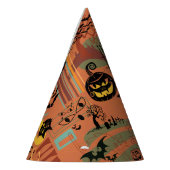 Retro Halloween O'Rama Feesthoedjes (Links)
