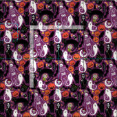 Retro Halloween paarse Stof (Delen)