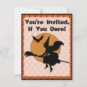 Retro Halloween Party uit de jaren '60 Kaart (Voorkant)