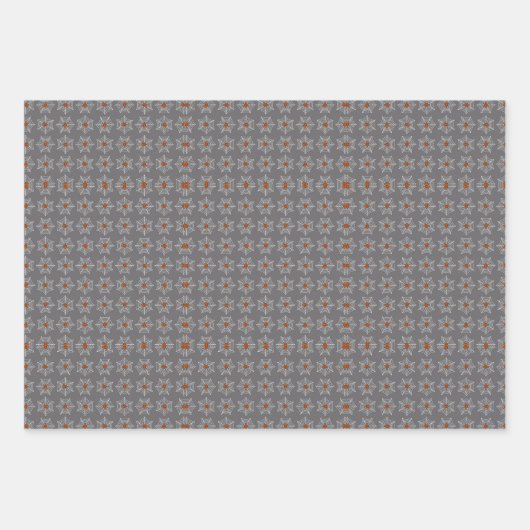 Retro  Halloween Pattern Spider Web Inpakpapier Vel (Voorkant 3)