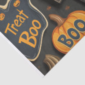 Retro Halloween Pattern Tissuepapier (Detail)