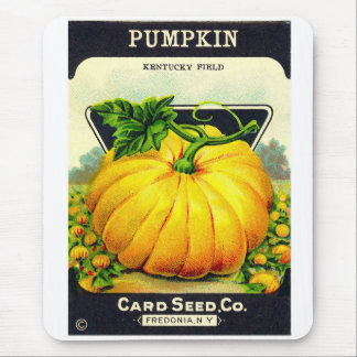 Retro  Halloween pompoenzaadpakket Muismat