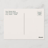 Retro Halloween Robot 002 ・ Aangepaste Kinder kuns Briefkaart (Achterkant)