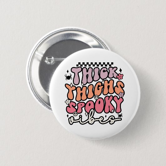 Retro Halloween Ronde Button 5,7 Cm (Voorkant /achterkant)