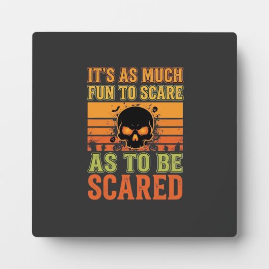 Retro Halloween Scare Skull Design_1 Fotoplaat (Voorkant)