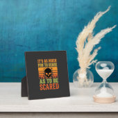 Retro Halloween Scare Skull Design_1 Fotoplaat (Insitu)