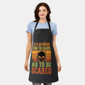 Retro Halloween Scare Skull Design_1 Schort (Gedragen)