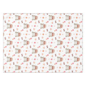 Retro Halloween Schattigee Kinder Floral Ghost Tafelkleed (Voorkant (Horizontaal))