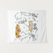 Retro Halloween Shirt, Funny Halloween Skull Wandkleed (Voorkant (horizontaal))