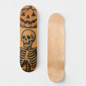 /Retro Halloween skeletten Persoonlijk Skateboard (Voorkant)