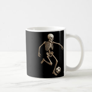 Retro Halloween skeletvoetbal kostuum voor mannen Koffiemok