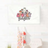 Retro Halloween Spandoek (Insitu)