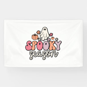 Retro Halloween Spandoek