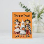 Retro Halloween Spooky Season Briefkaart (Staand voorkant)