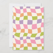 Retro Halloween Spooky Vibes Ghost Verjaardag Meis Kaart (Achterkant)