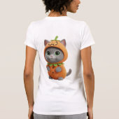 Retro Halloween Squad Ghouls Dames T-Shirt (Achterkant)