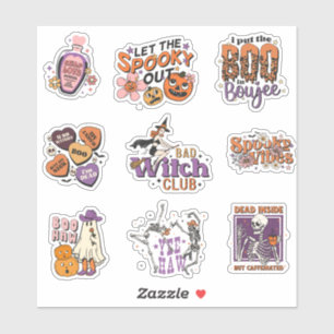 Retro Halloween Sticker