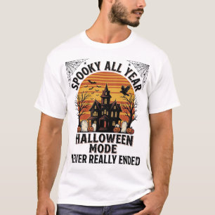 Retro Halloween T-shirt voor liefhebbers van spook