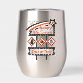 Retro Halloween Teken – Trick or treat (Achterkant)