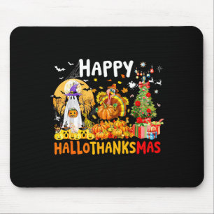 Retro Halloween Thanksgiving Kerstmis Gelukkig Hal Muismat