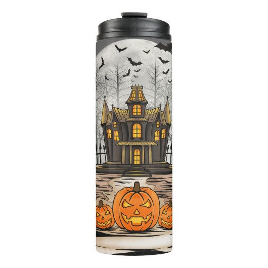 Retro Halloween Thermosbeker (Voorkant)