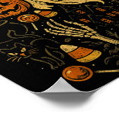 Retro Halloween Tis' The Season  Poster (Hoek)