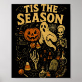 Retro Halloween Tis' The Season  Poster (Voorkant)